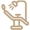 Dental chair icon