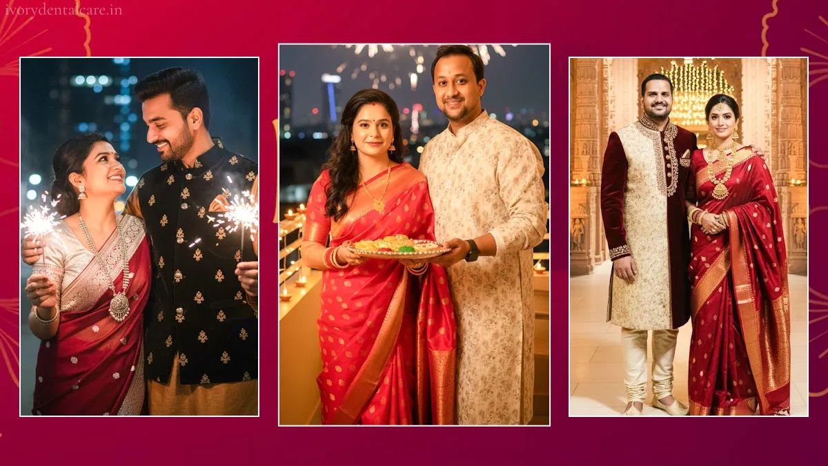 AI Prompts to Create Stunning Diwali Couple Portraits