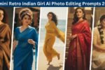Gemini Retro Indian Girl Ai Photo Editing Prompts 2025