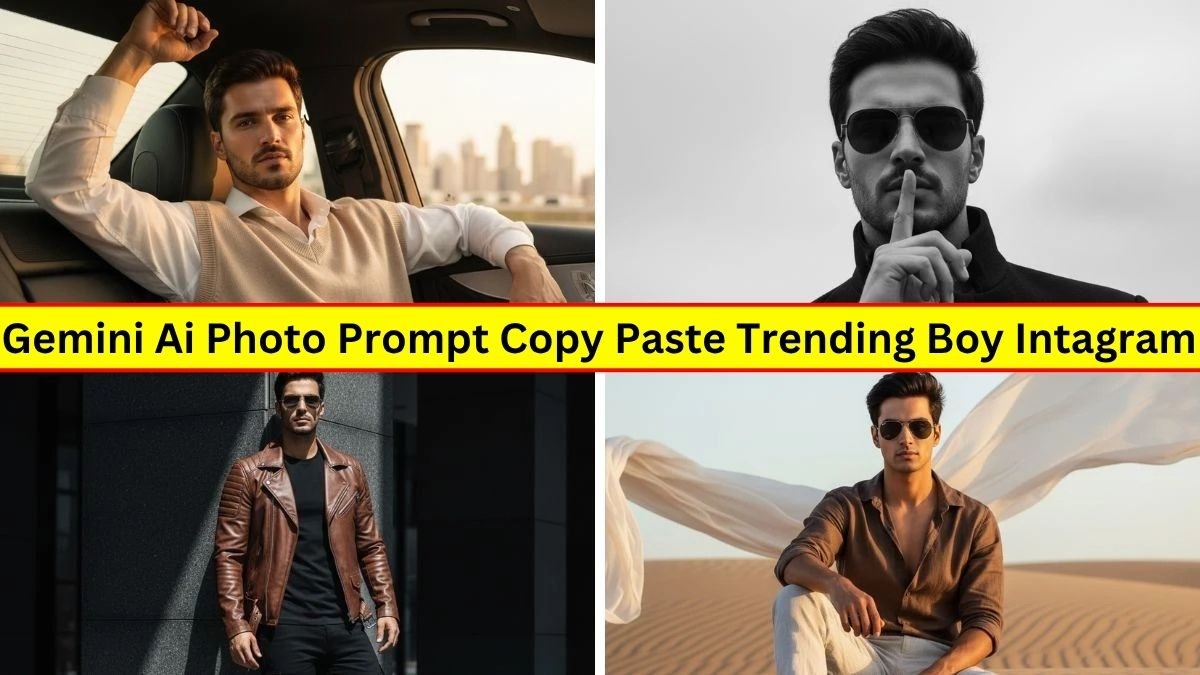 gemini ai photo prompt copy paste trending boy instagram